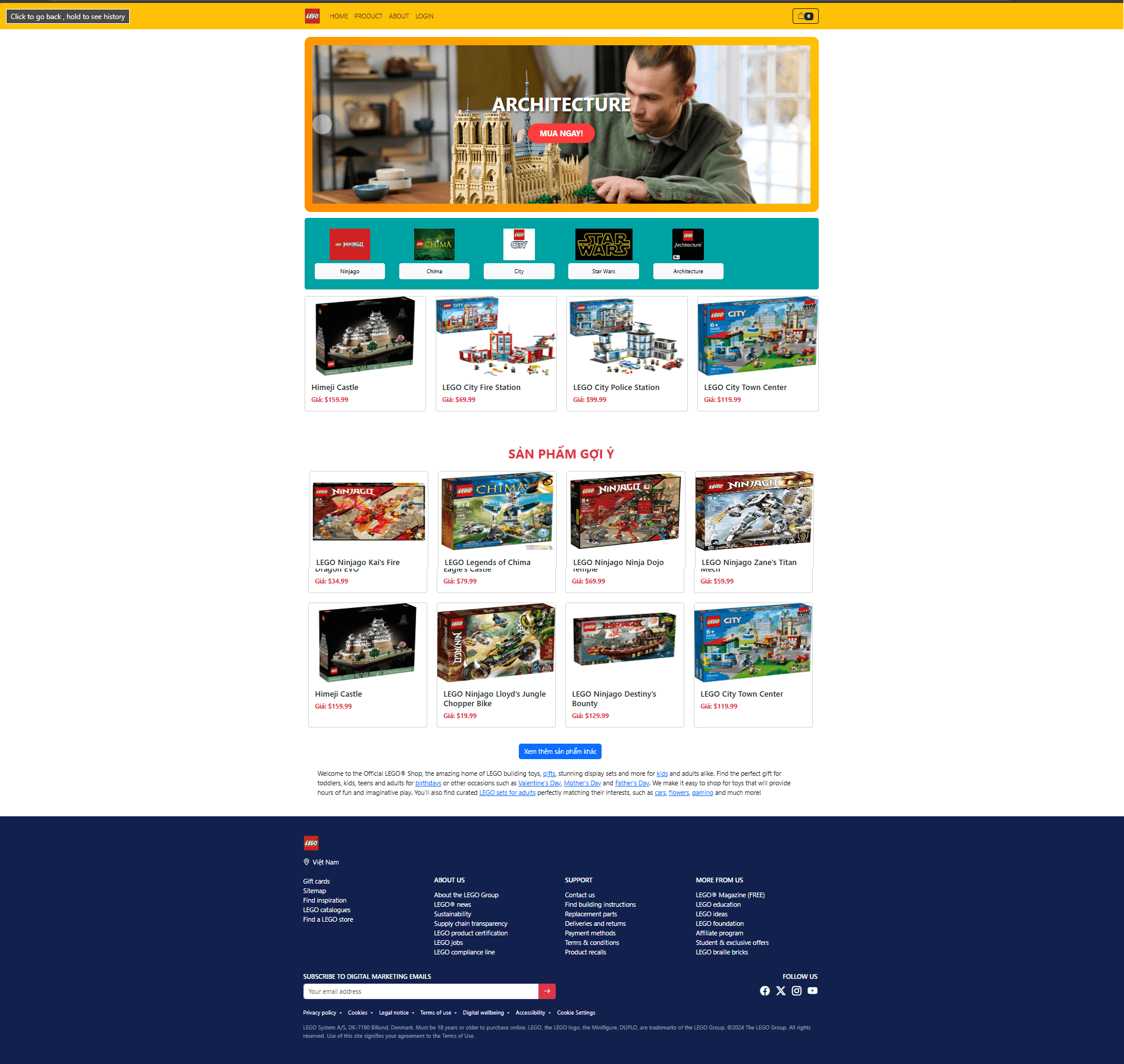 Website Lego